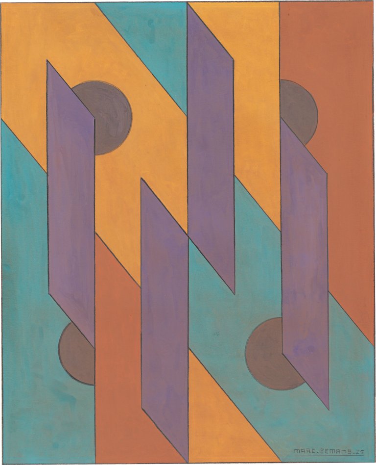 Auf diesem Bild ist das folgende Kunstwerk zu sehen: Marc Eemans. Komposition. 1925.