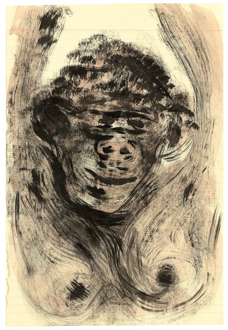 Auf diesem Bild ist das folgende Kunstwerk zu sehen: Rosemarie Trockel. Ohne Titel. 1984.