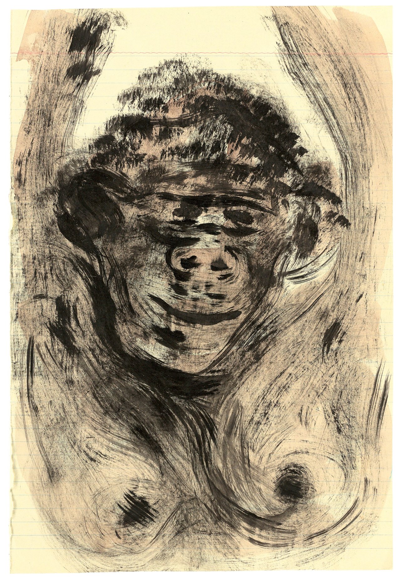 Auf diesem Bild ist das folgende Kunstwerk zu sehen: Rosemarie Trockel. Ohne Titel. 1984.