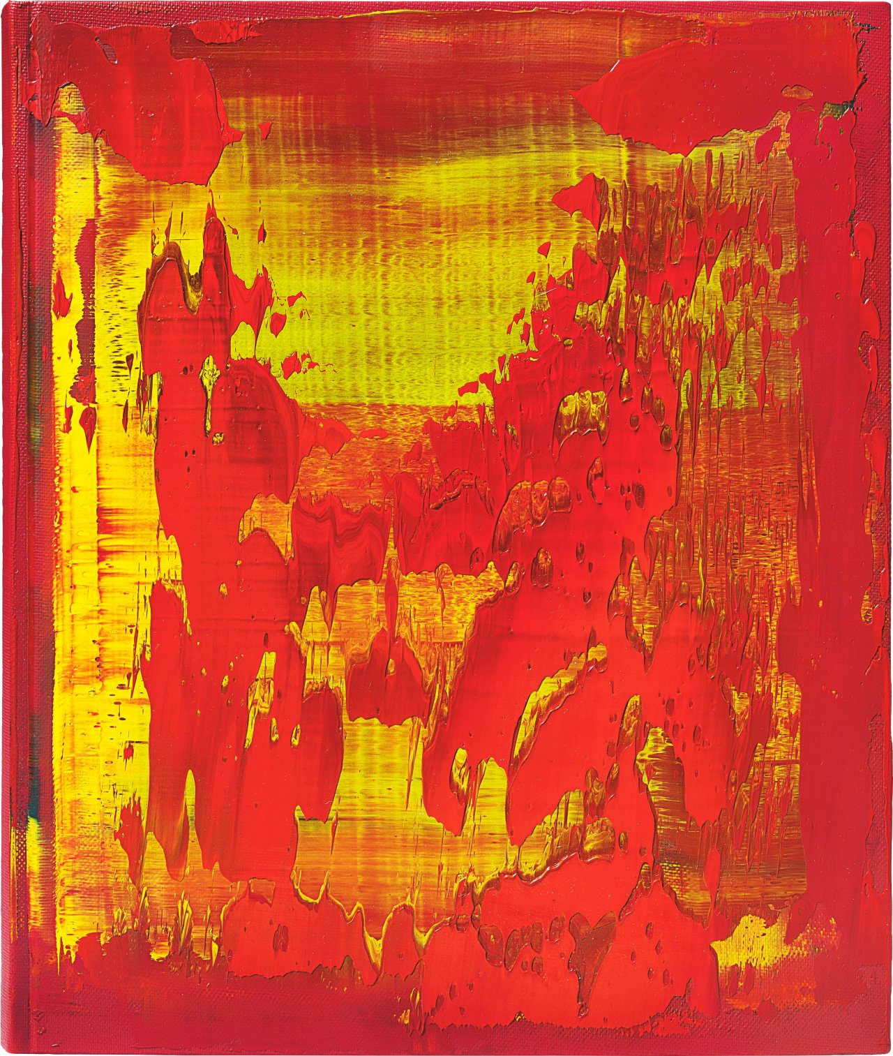 Auf diesem Bild ist das folgende Kunstwerk zu sehen: Gerhard Richter. „War Cut II“. 2004.