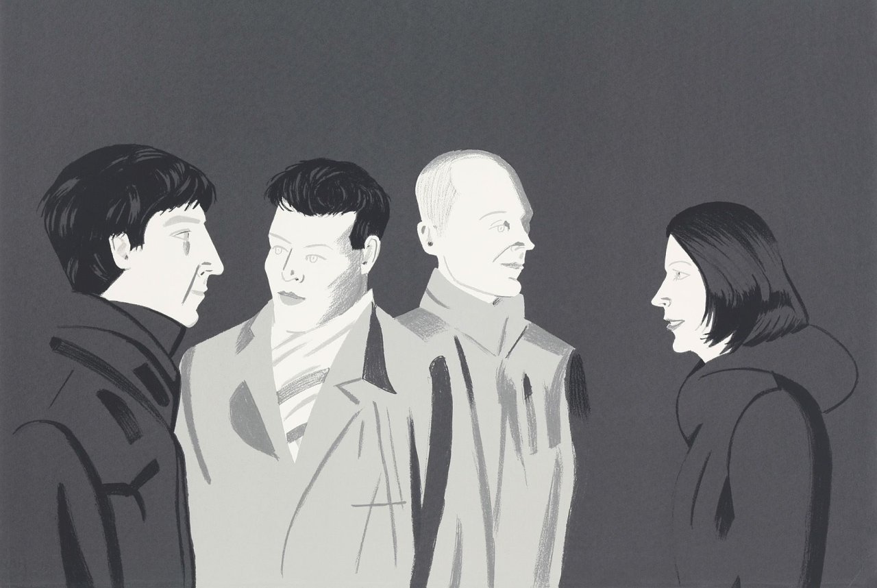 Auf diesem Bild ist das folgende Kunstwerk zu sehen: Alex Katz. „Unfamiliar Image“. 2001.