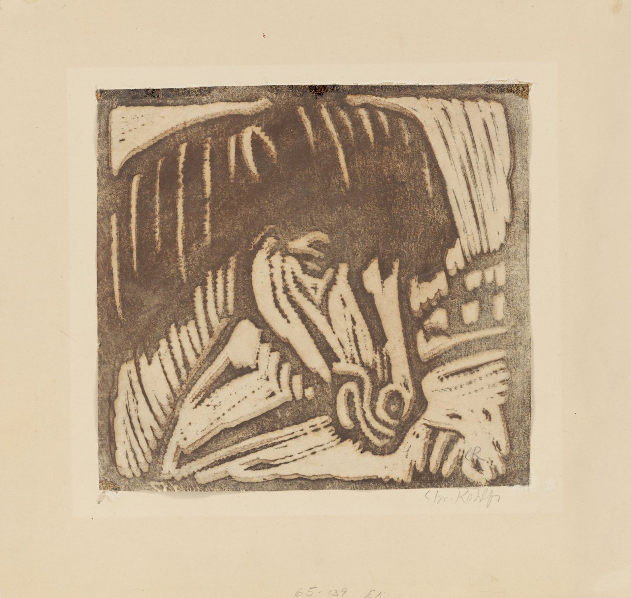 Auf diesem Bild ist das folgende Kunstwerk zu sehen: Christian Rohlfs. „Pony“. 1911/12.