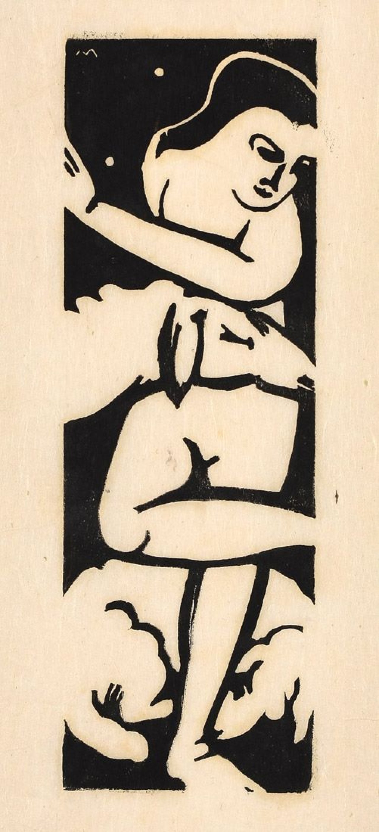 This picture shows the following artwork: Franz Marc. „Die Hirtin“. 1912.
