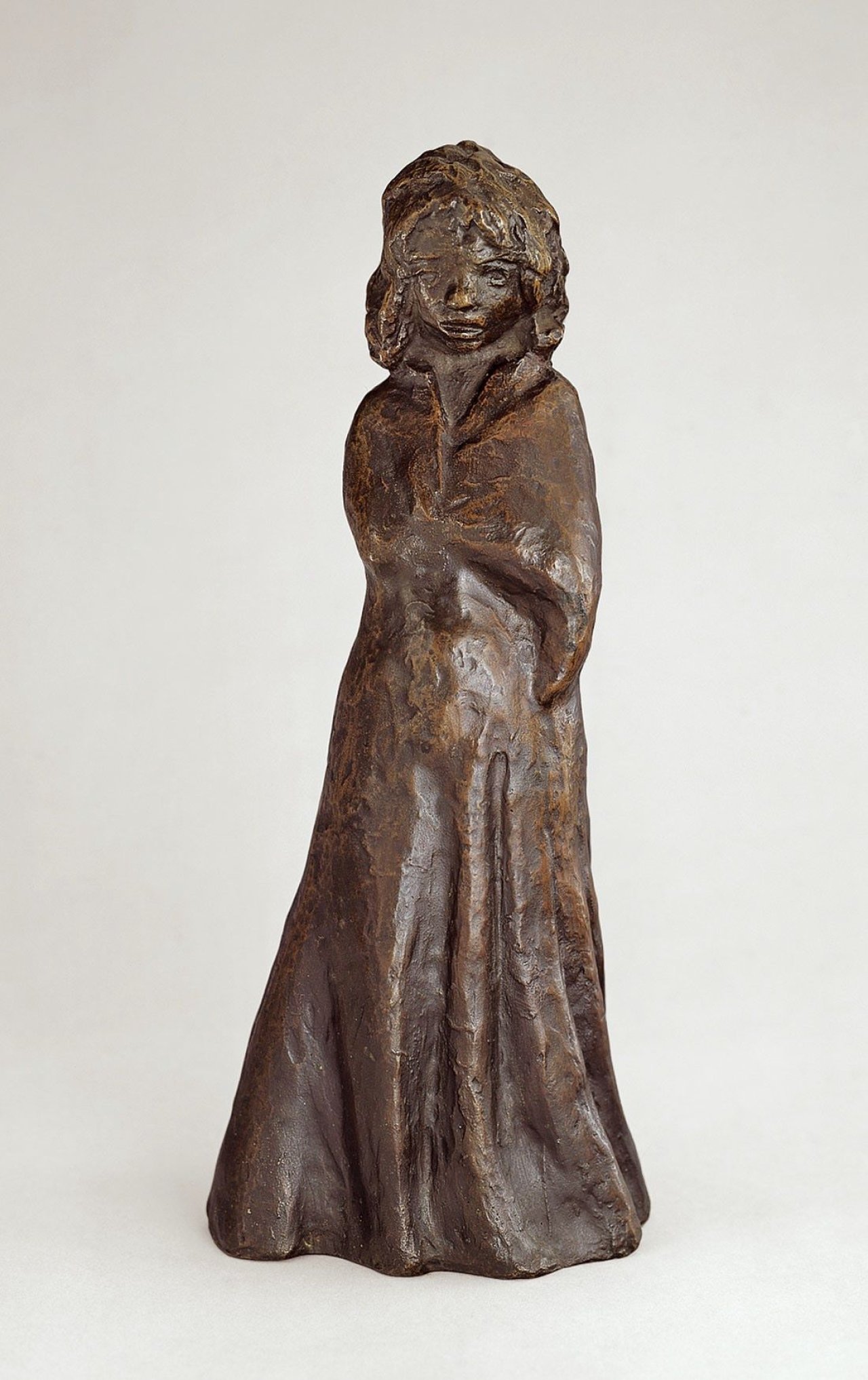 Auf diesem Bild ist das folgende Kunstwerk zu sehen: Otto Pankok. „Mädchen mit langem Rock“. 1932.
