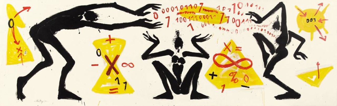 Catalog image of Drei Frauen in Bewegung. 1996