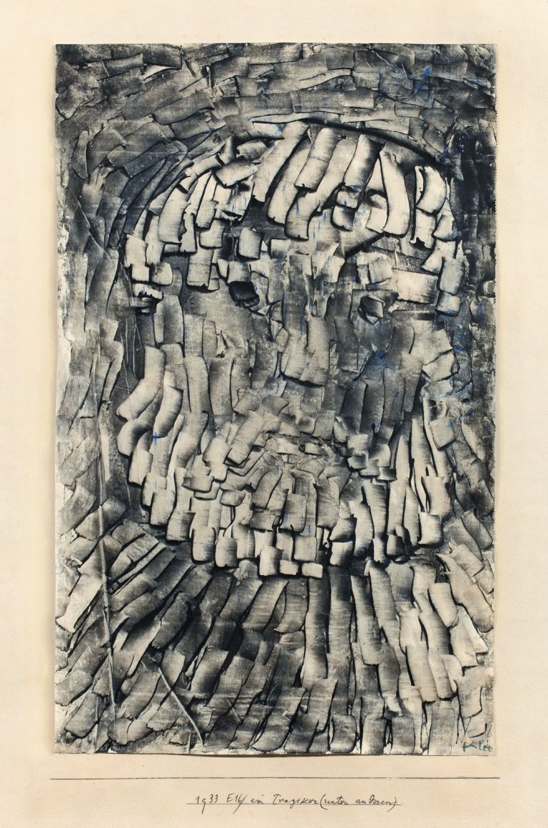 This picture shows the following artwork: Paul Klee. „Ein Tragiker (unter anderen)“. 1933.