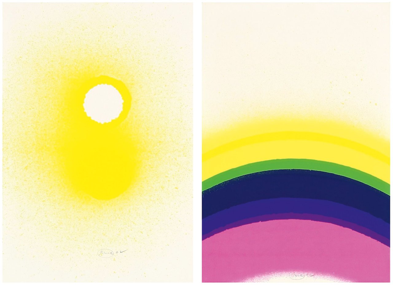 This picture shows the following artwork: Otto Piene. „Inventar“ / „Ich halte mich fest“. 1972.