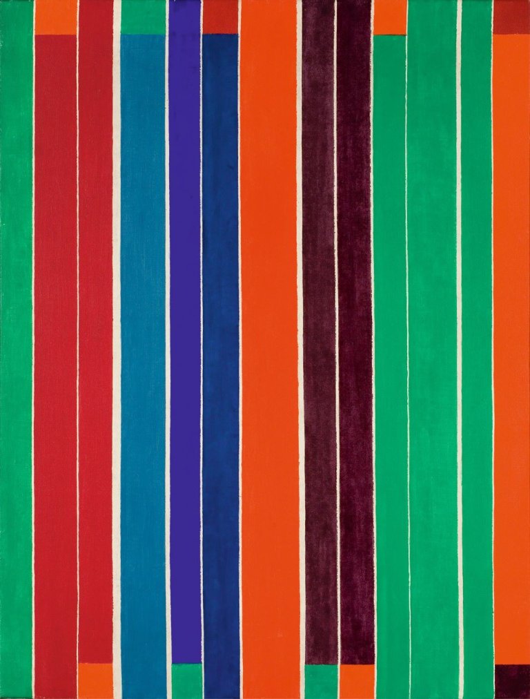 Auf diesem Bild ist das folgende Kunstwerk zu sehen: Piero Dorazio. „Fluted Dancer“. 1967.