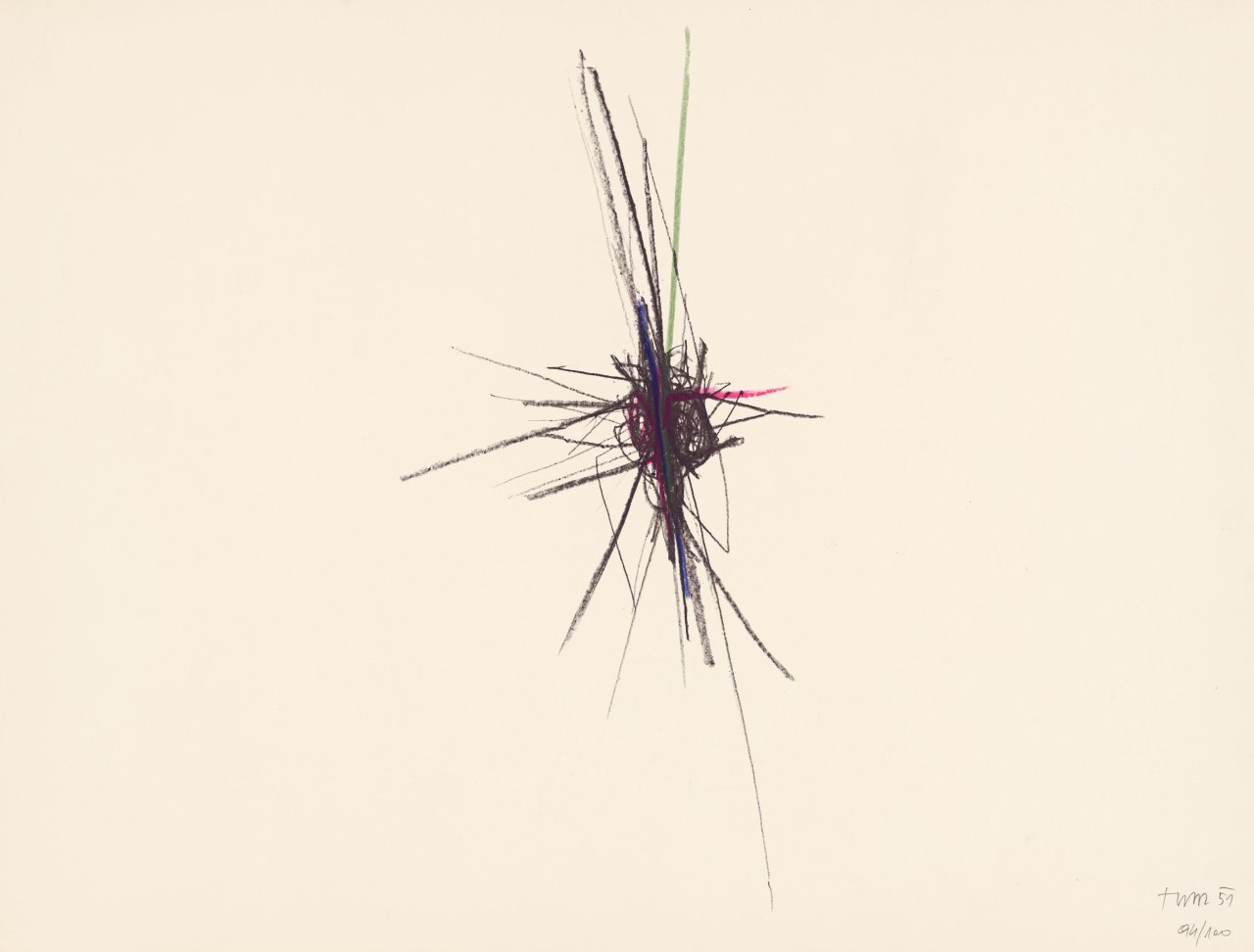 This picture shows the following artwork: Arnulf Rainer. ”Zentralformation 51”. 1971.