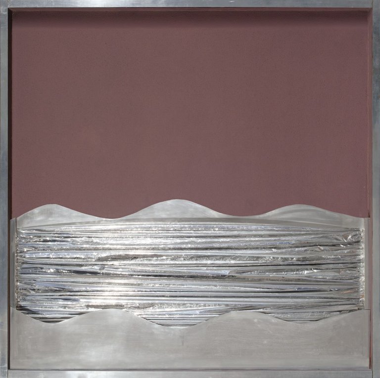 Auf diesem Bild ist das folgende Kunstwerk zu sehen: Hermann Goepfert. „o.T.“ (statischer Reflektor). 1965.