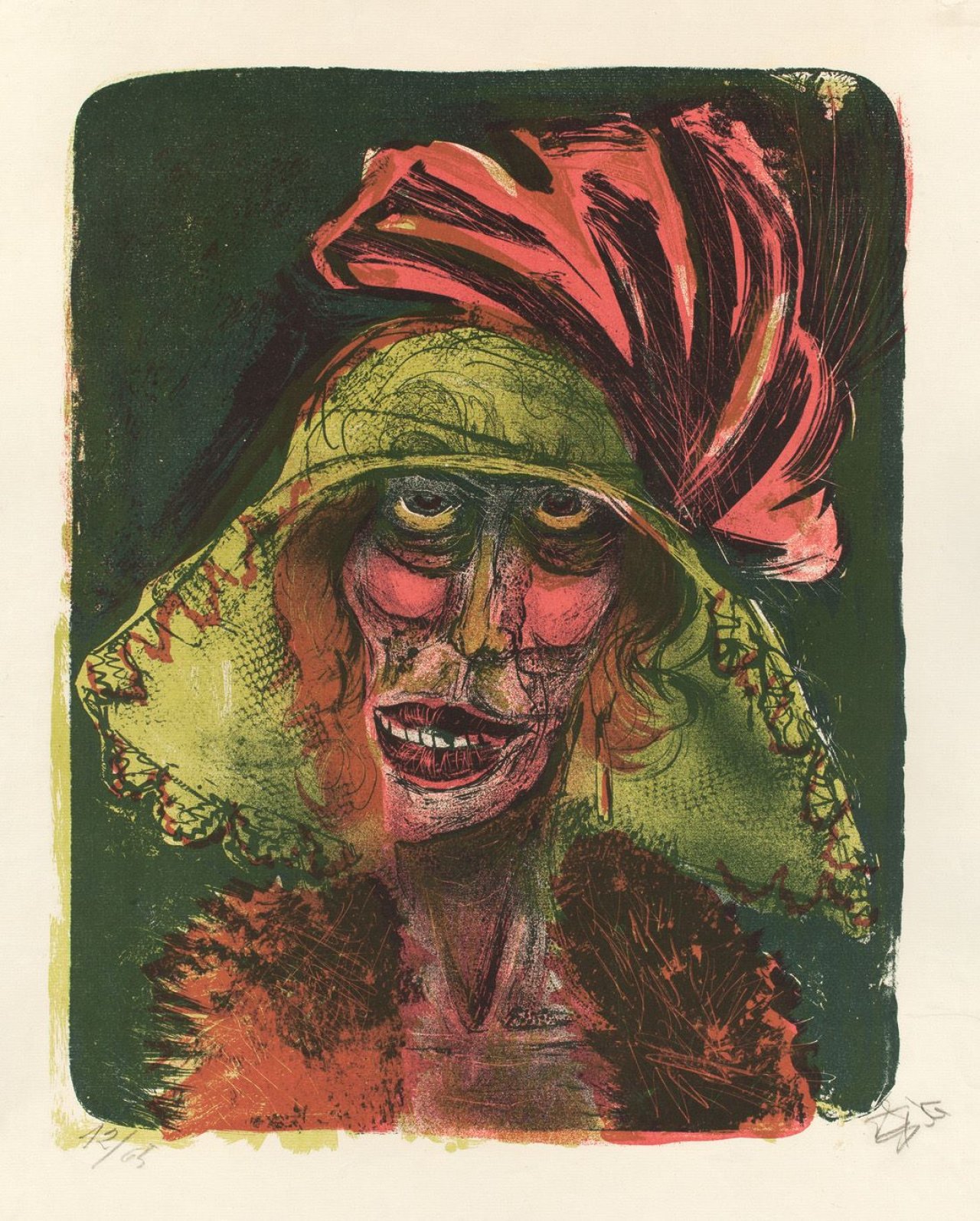 Auf diesem Bild ist das folgende Kunstwerk zu sehen: Otto Dix. „Leonie“. 1923.