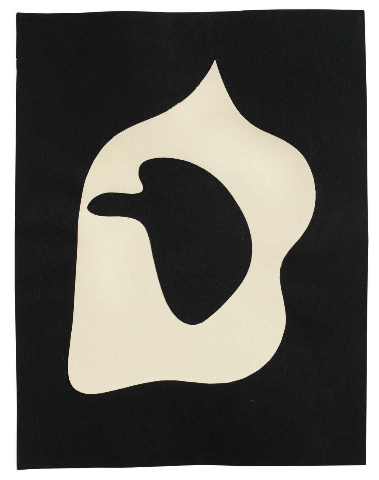 Auf diesem Bild ist das folgende Kunstwerk zu sehen: Hans (Jean) Arp. Ohne Titel. Um 1941.
