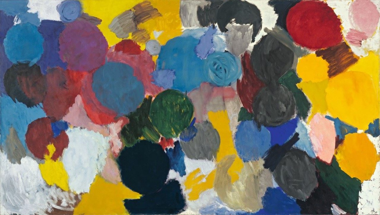 This picture shows the following artwork: Ernst Wilhelm Nay. „Chromatische Scheiben“. 1960.