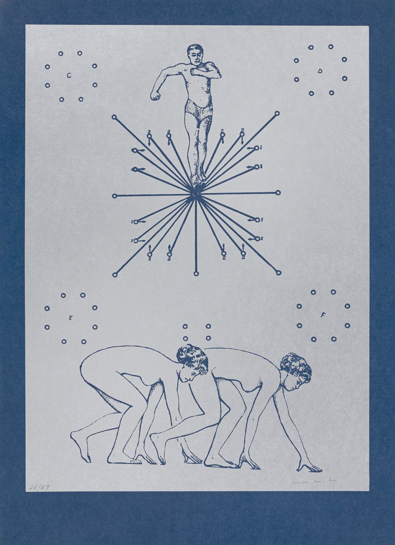 Auf diesem Bild ist das folgende Kunstwerk zu sehen: Max Ernst. „Endlose Spiele bereiten sich vor“. 1972.