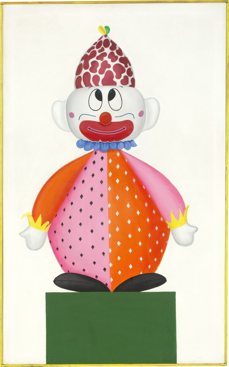 Auf diesem Bild ist das folgende Kunstwerk zu sehen: Christa Dichgans. Clown. 1969.