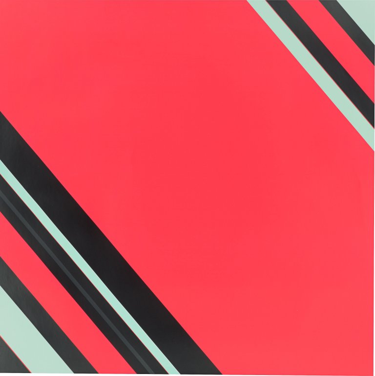 Auf diesem Bild ist das folgende Kunstwerk zu sehen: Günter Fruhtrunk. „Emotion (Suprematie)“. 1973.