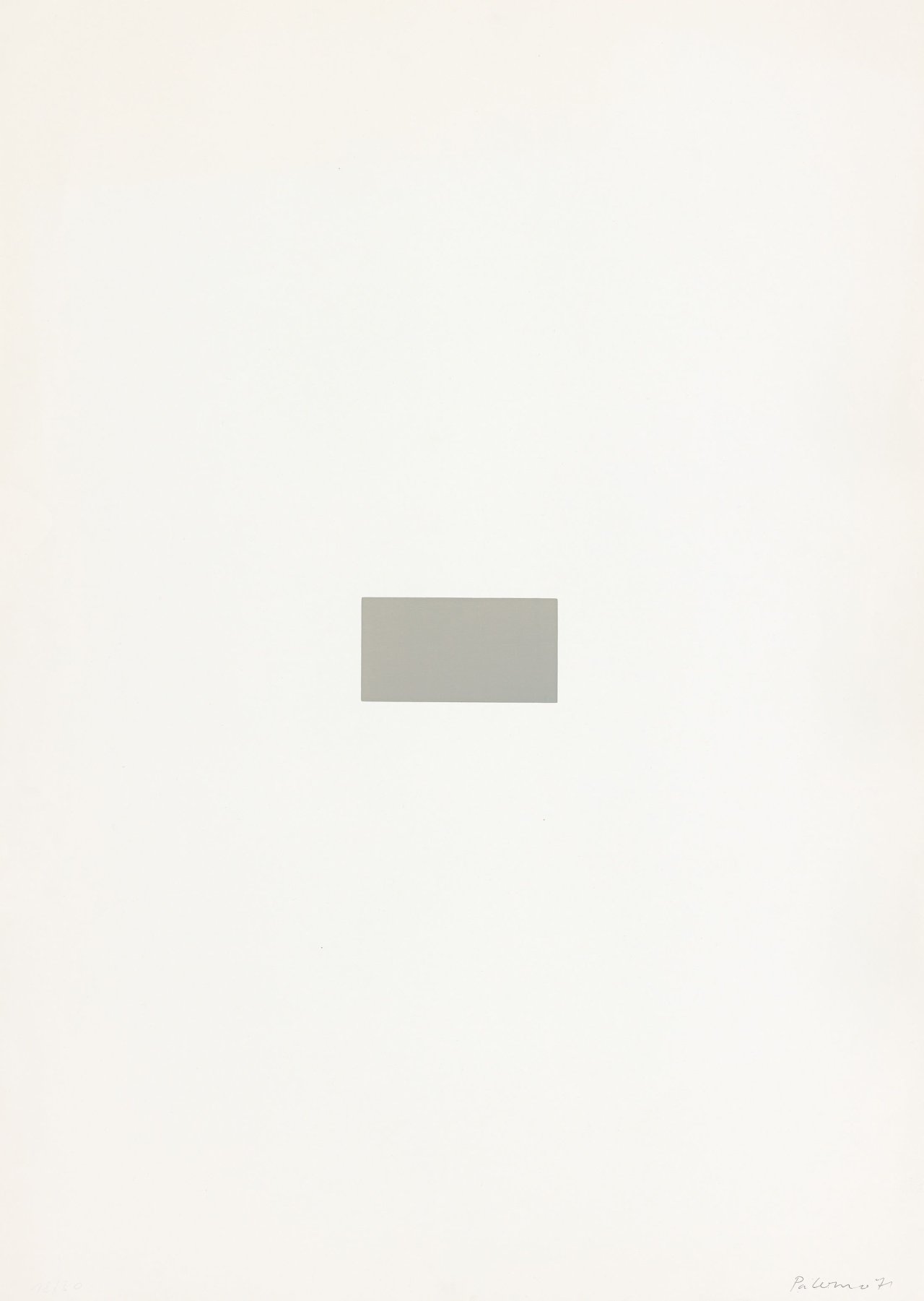 This picture shows the following artwork: Blinky Palermo. Untitled. 1971.