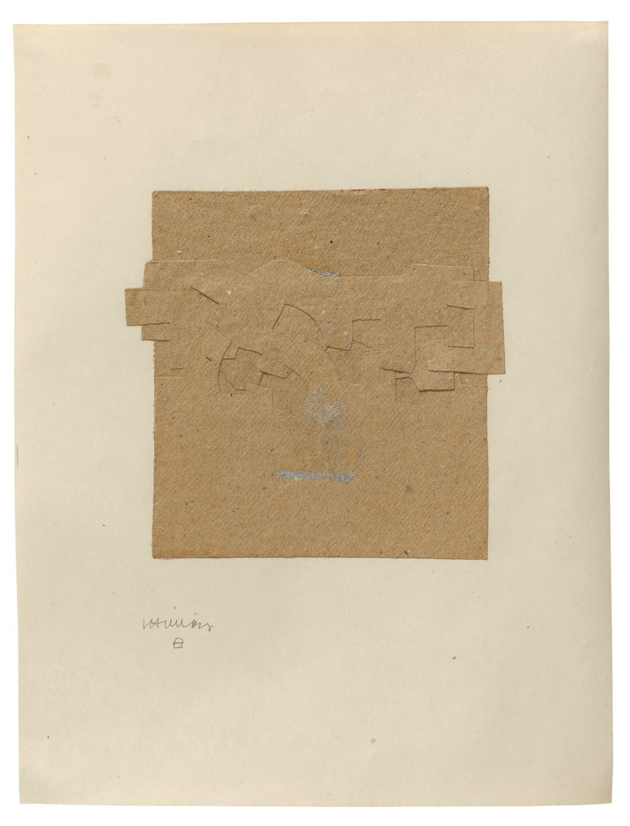 Auf diesem Bild ist das folgende Kunstwerk zu sehen: Eduardo Chillida. Ohne Titel. 1979.