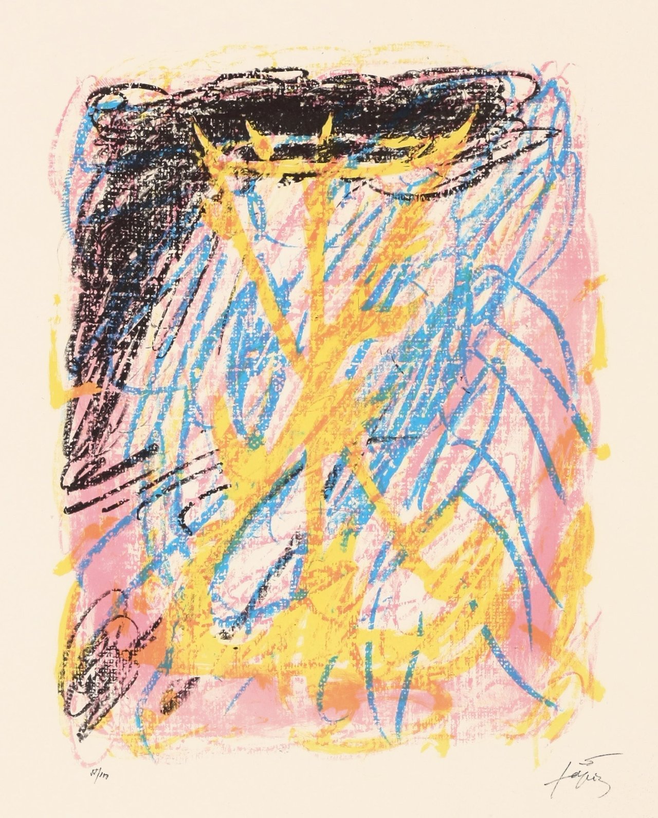 Auf diesem Bild ist das folgende Kunstwerk zu sehen: Antoni Tàpies. „Ohne Titel“. 1969.