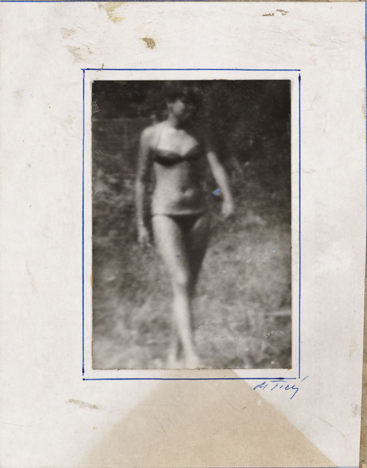 This picture shows the following artwork: Miroslav Tichý. Untitled. 1970s–1980s.