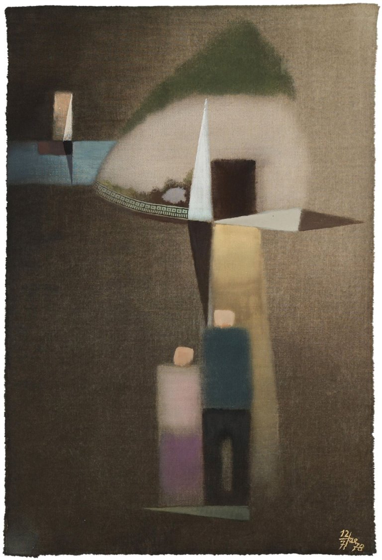 Auf diesem Bild ist das folgende Kunstwerk zu sehen: Hans Jaenisch. Ohne Titel. 1978.