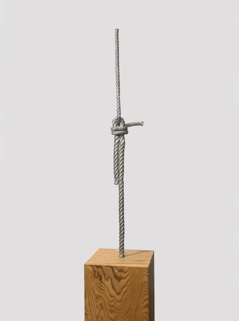 Auf diesem Bild ist das folgende Kunstwerk zu sehen: Michael Sailstorfer. Knoten (22). 2010.