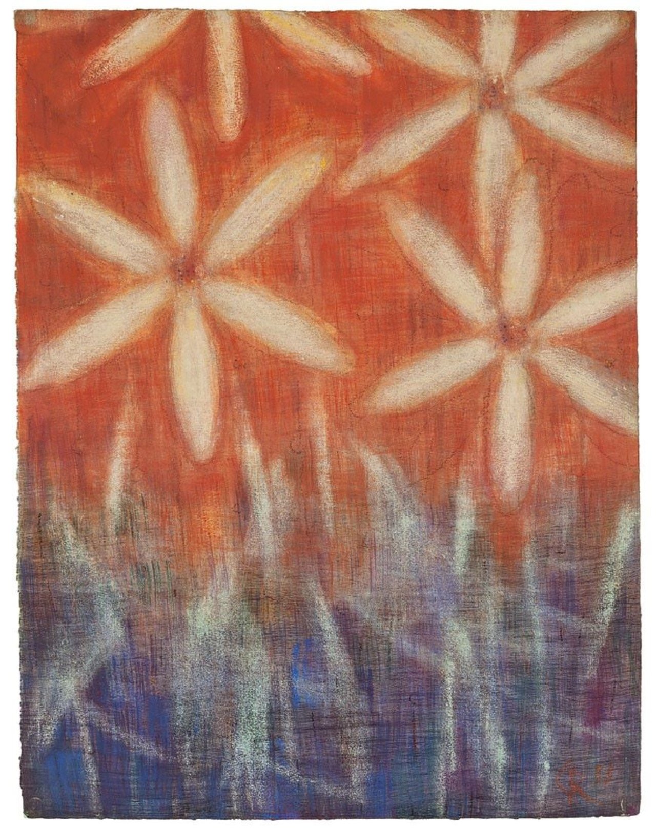 Auf diesem Bild ist das folgende Kunstwerk zu sehen: Christian Rohlfs. „Sternblüten“. 1933.