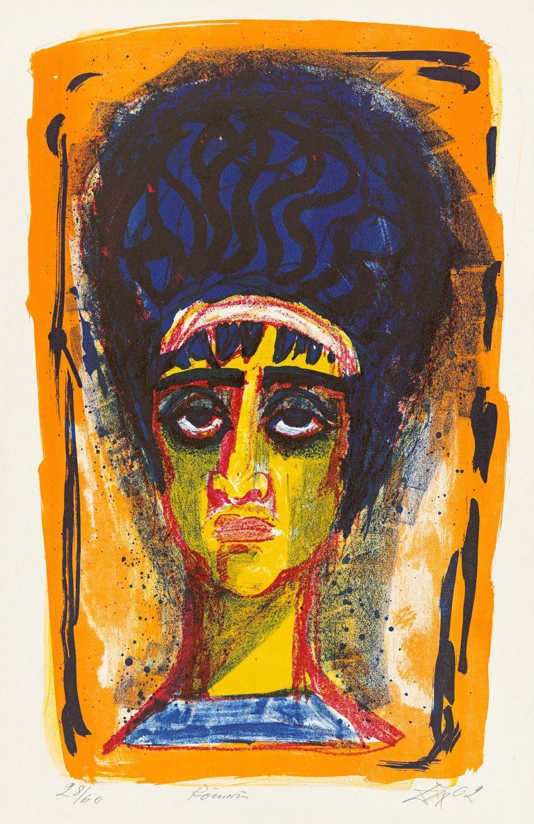 Auf diesem Bild ist das folgende Kunstwerk zu sehen: Otto Dix. „Römerin“. 1962.