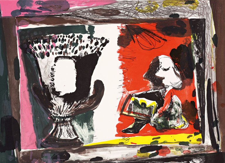 Auf diesem Bild ist das folgende Kunstwerk zu sehen:  Tal R (d.i. Tal Rosenzweig). Ohne Titel. 2006.