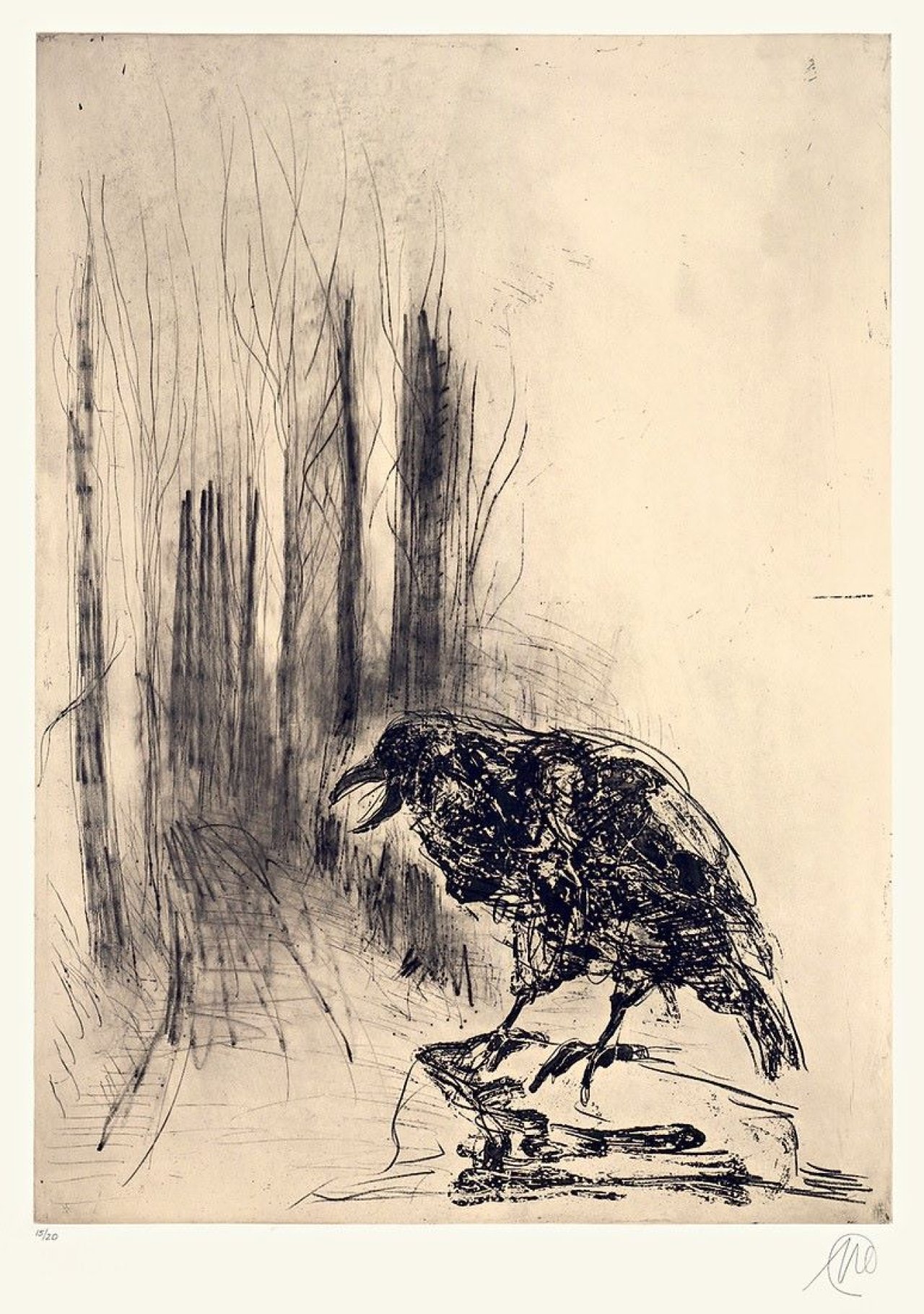 This picture shows the following artwork: Markus Lüpertz. „Abend 2“. 1999.