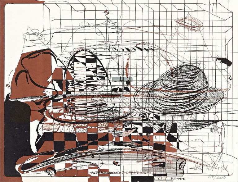 Auf diesem Bild ist das folgende Kunstwerk zu sehen: Dieter Roth. „Kleiner Hutsalat“. 1974/75.