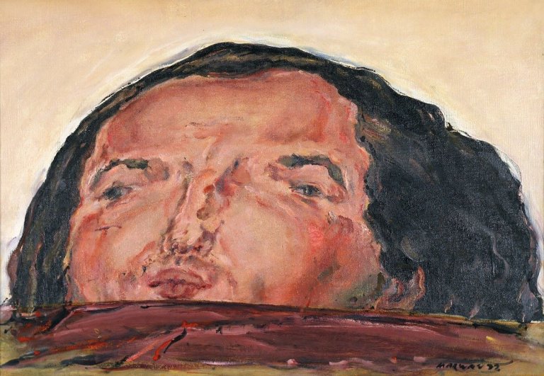 Auf diesem Bild ist das folgende Kunstwerk zu sehen:  Marwan. Kleiner Kopf. 1972.