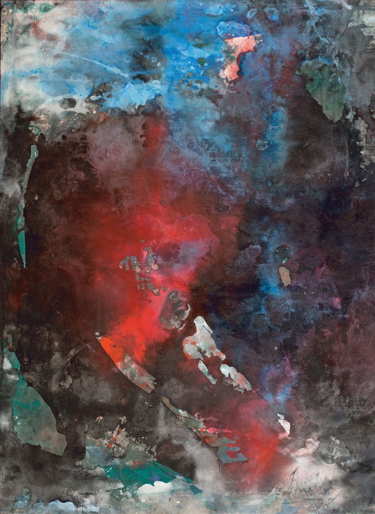 Auf diesem Bild ist das folgende Kunstwerk zu sehen: Fred Thieler. „K/V 1980“. 1980.
