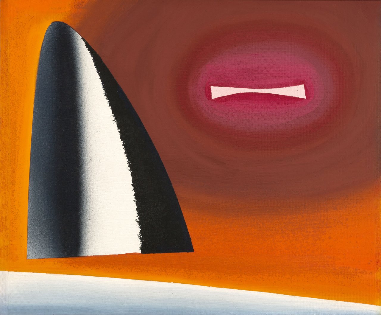 Auf diesem Bild ist das folgende Kunstwerk zu sehen: Rupprecht Geiger. „E 187“. 1952.