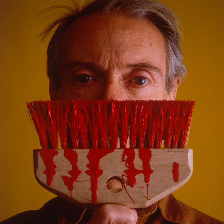 Auf diesem Bild ist das folgende Kunstwerk zu sehen: Abe Frajndlich. „Roy Lichtenstein“. 1985.