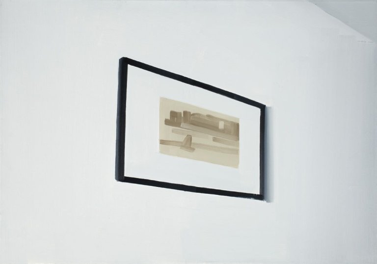 Auf diesem Bild ist das folgende Kunstwerk zu sehen: Rafał Bujnowski. Ohne Titel (Aus: Walls and Paintings). 2003.