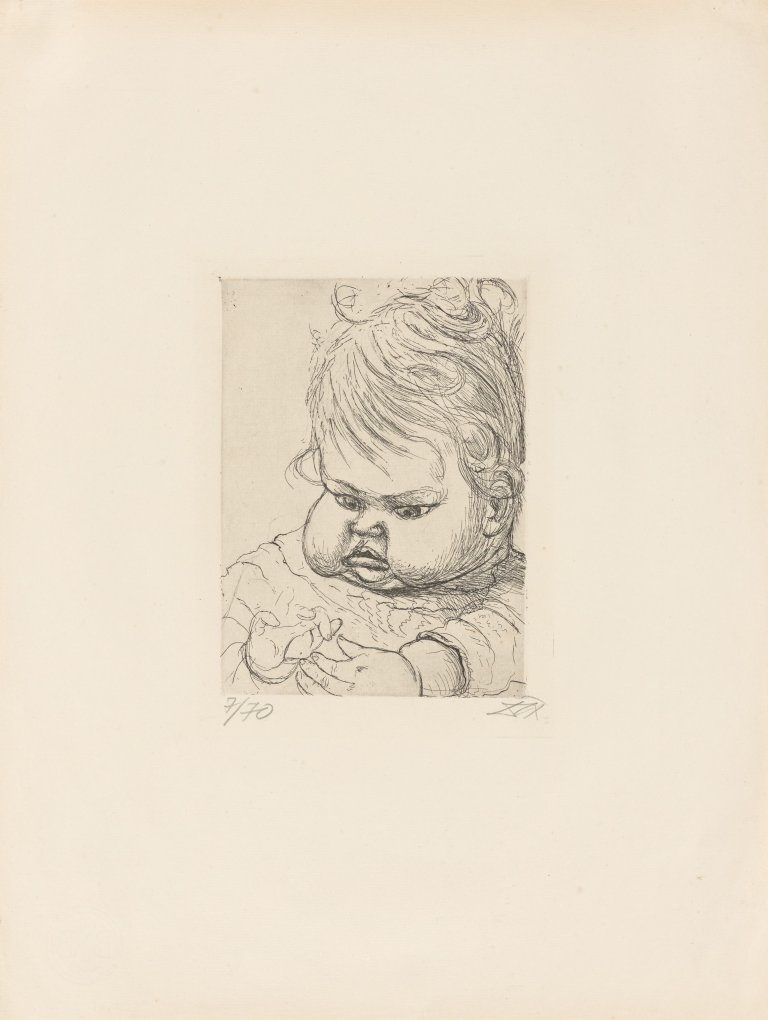 Auf diesem Bild ist das folgende Kunstwerk zu sehen: Otto Dix. „Nelly I“. 1923/24.