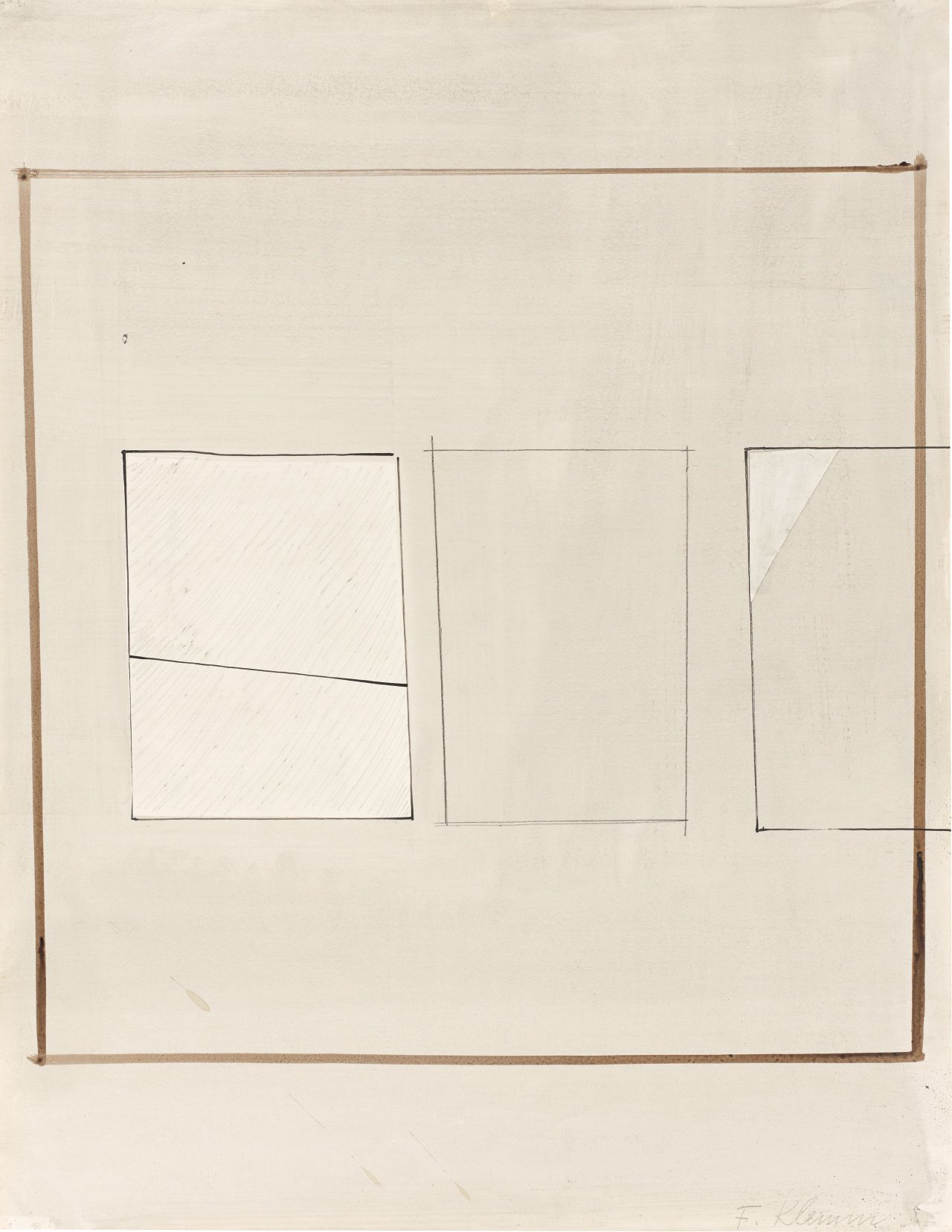 Auf diesem Bild ist das folgende Kunstwerk zu sehen: Fritz Klemm. Ohne Titel .
