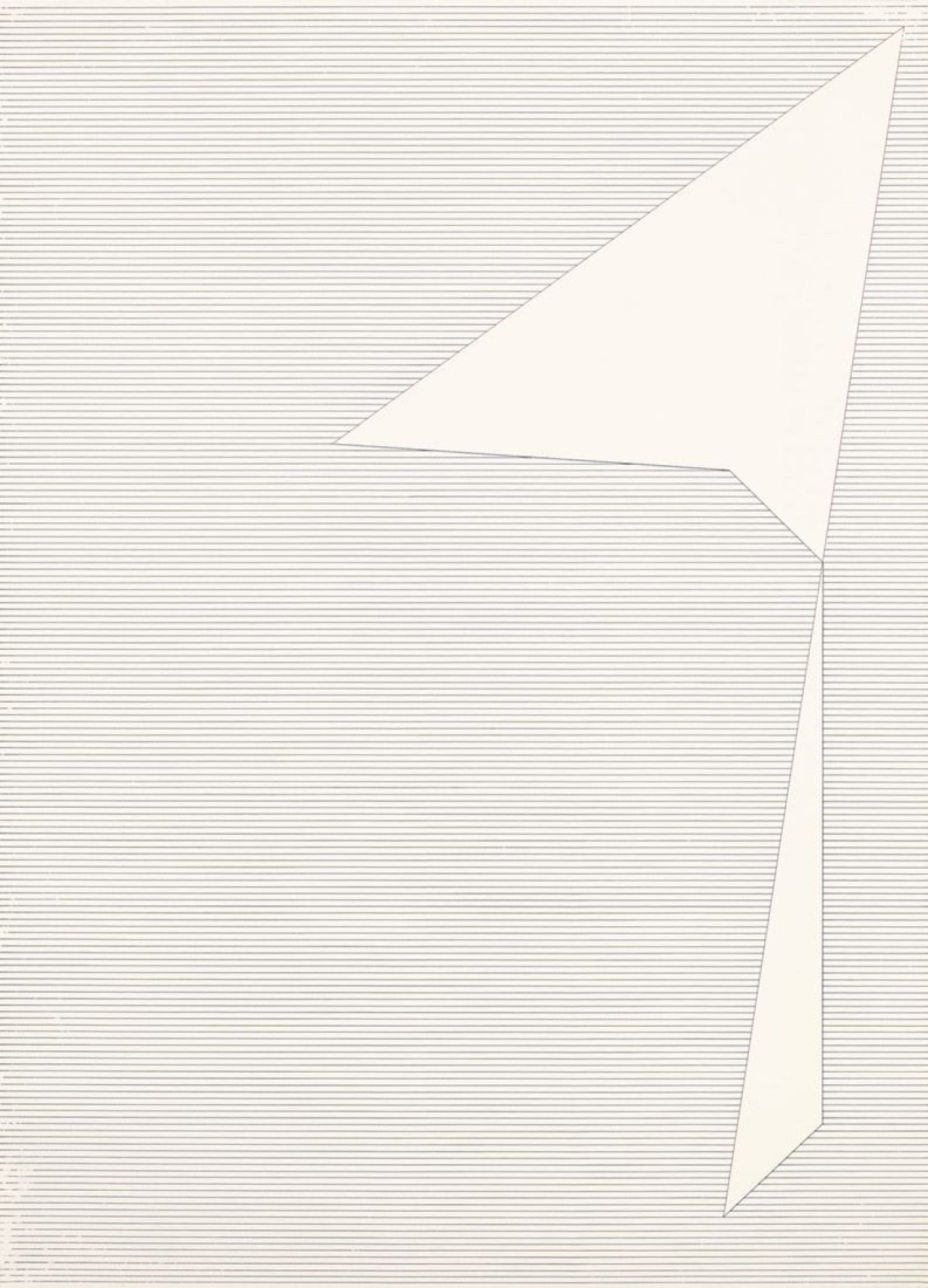 Auf diesem Bild ist das folgende Kunstwerk zu sehen: Milan Grygar. „Lineare Partitur“. 1989.