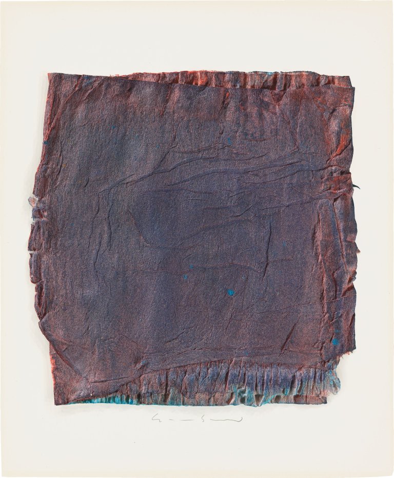 Auf diesem Bild ist das folgende Kunstwerk zu sehen: Gotthard Graubner. Ohne Titel. Um 1983.