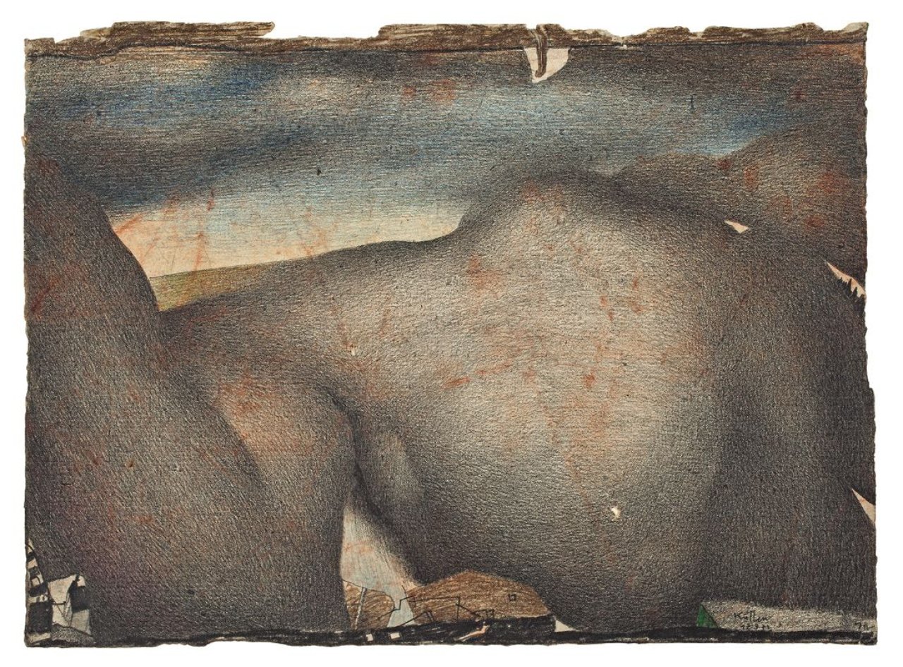 Auf diesem Bild ist das folgende Kunstwerk zu sehen: Horst Janssen. „Kullen“. 1971.