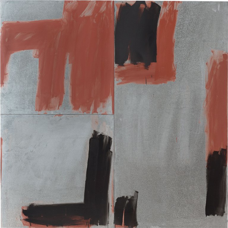 Auf diesem Bild ist das folgende Kunstwerk zu sehen: Imi Knoebel. „BEI MARIA“. 1985/86.