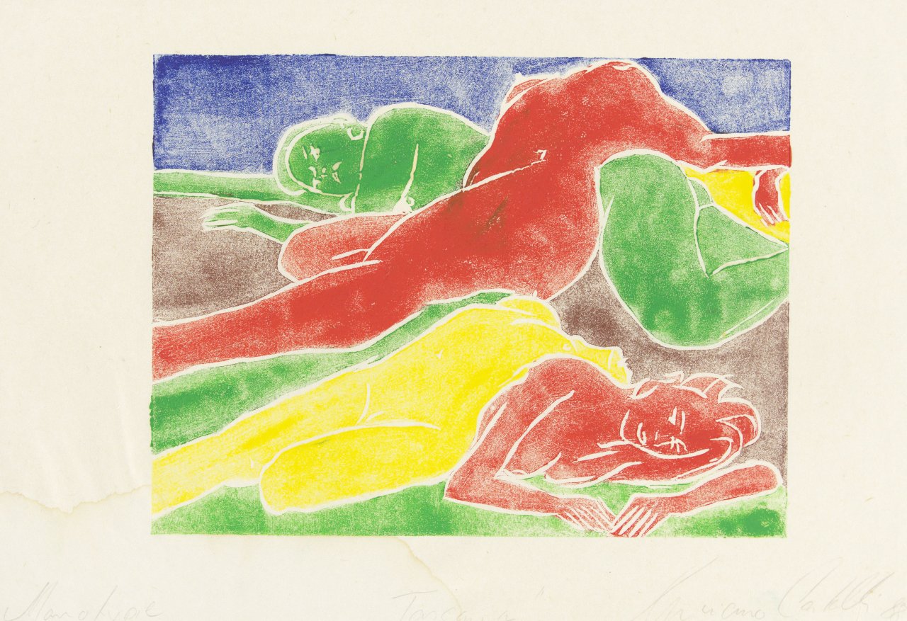 This picture shows the following artwork: Luciano Castelli. „Toscana“. 1988.