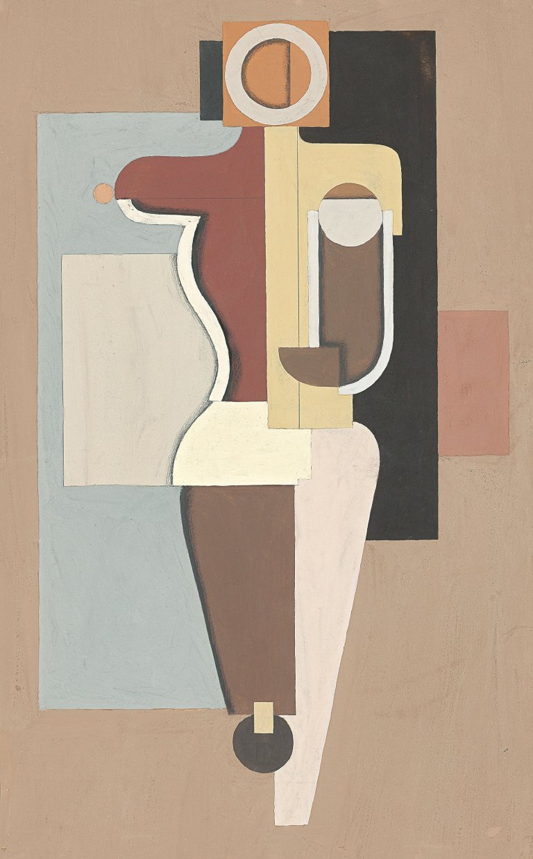 Auf diesem Bild ist das folgende Kunstwerk zu sehen: Willi Baumeister. „Figur“. 1922/23.
