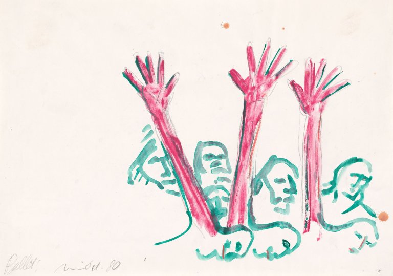 Auf diesem Bild ist das folgende Kunstwerk zu sehen: Helmut Middendorf. „Ballet“. 1980.