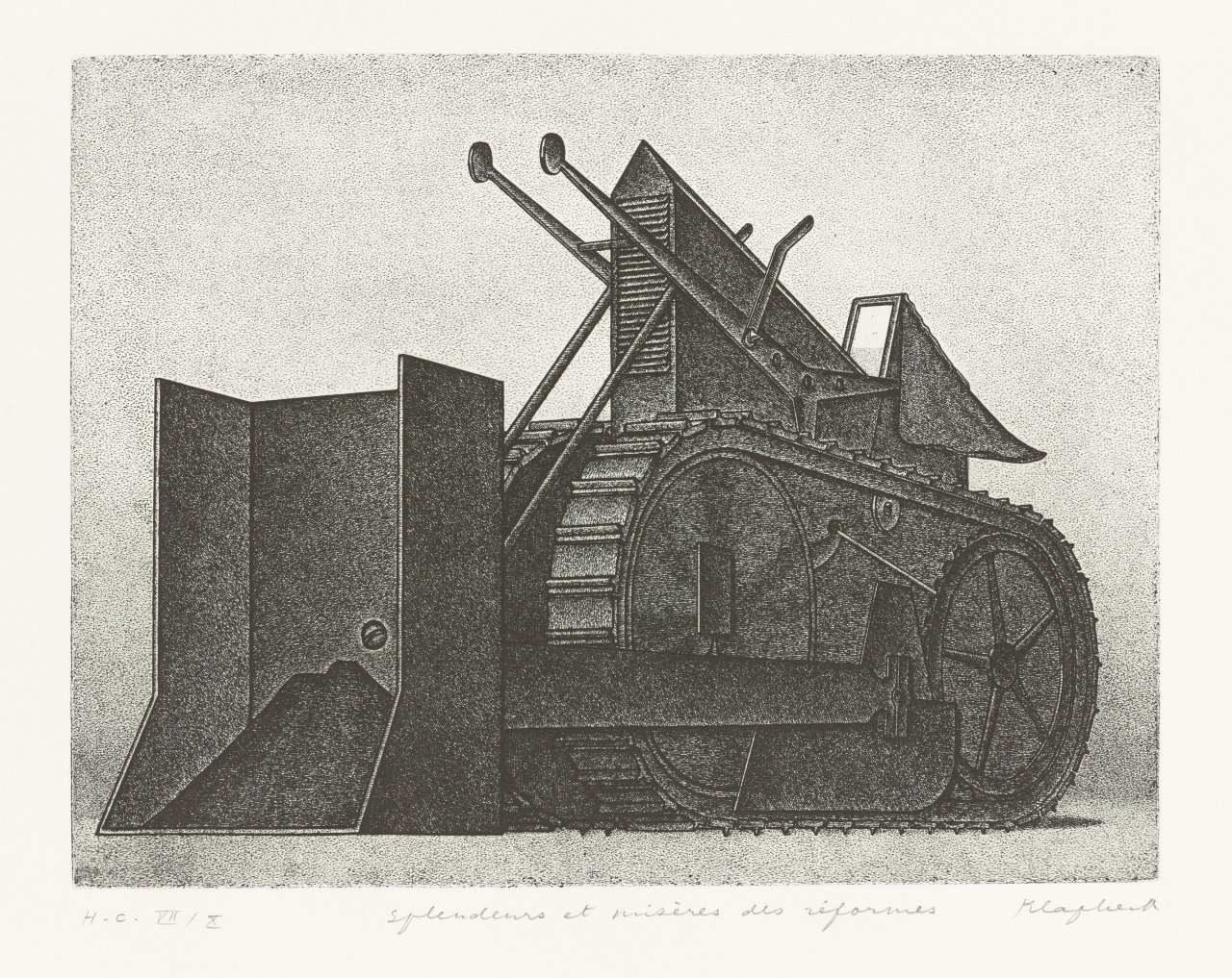 This picture shows the following artwork: Konrad Klapheck. 