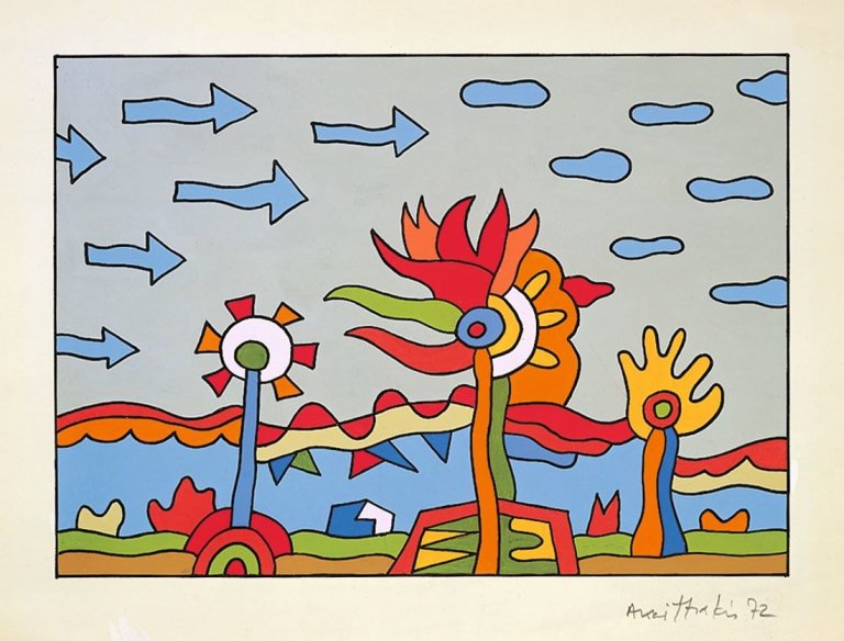 Auf diesem Bild ist das folgende Kunstwerk zu sehen: Alexis Akrithakis. Ohne Titel. 1972.