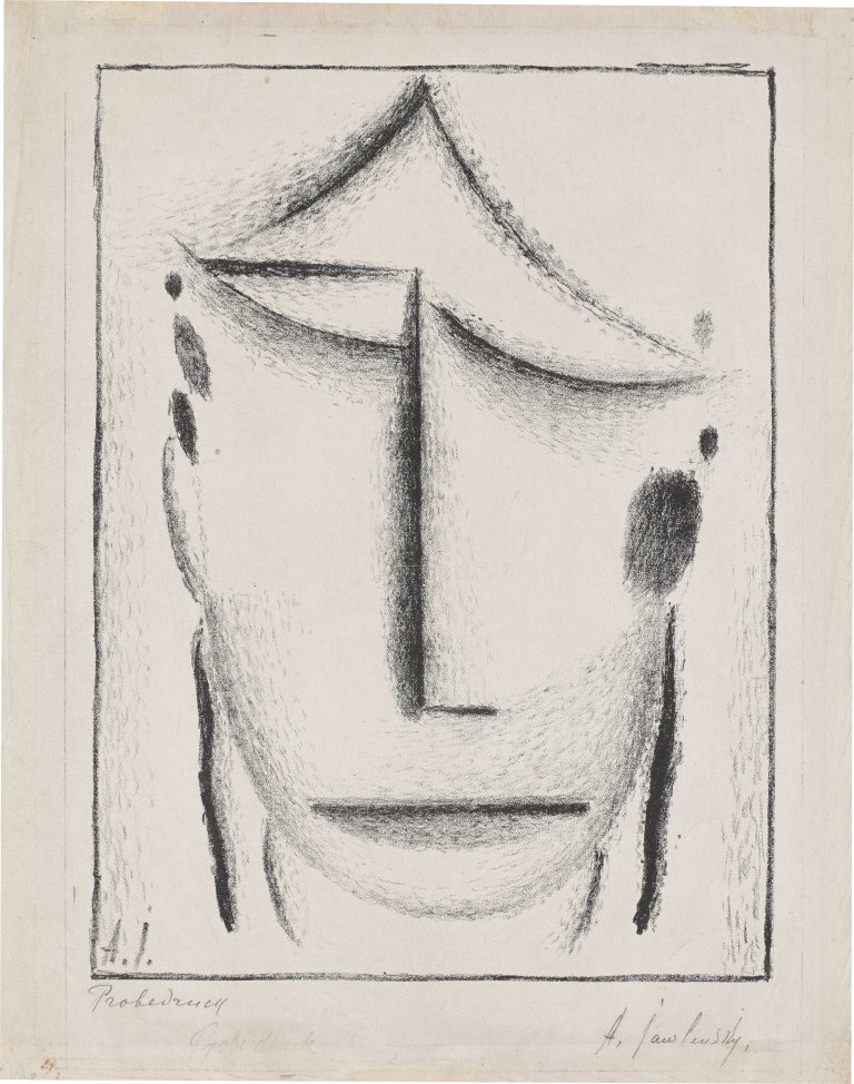 Auf diesem Bild ist das folgende Kunstwerk zu sehen: Alexej von Jawlensky. Meditation. 1934.