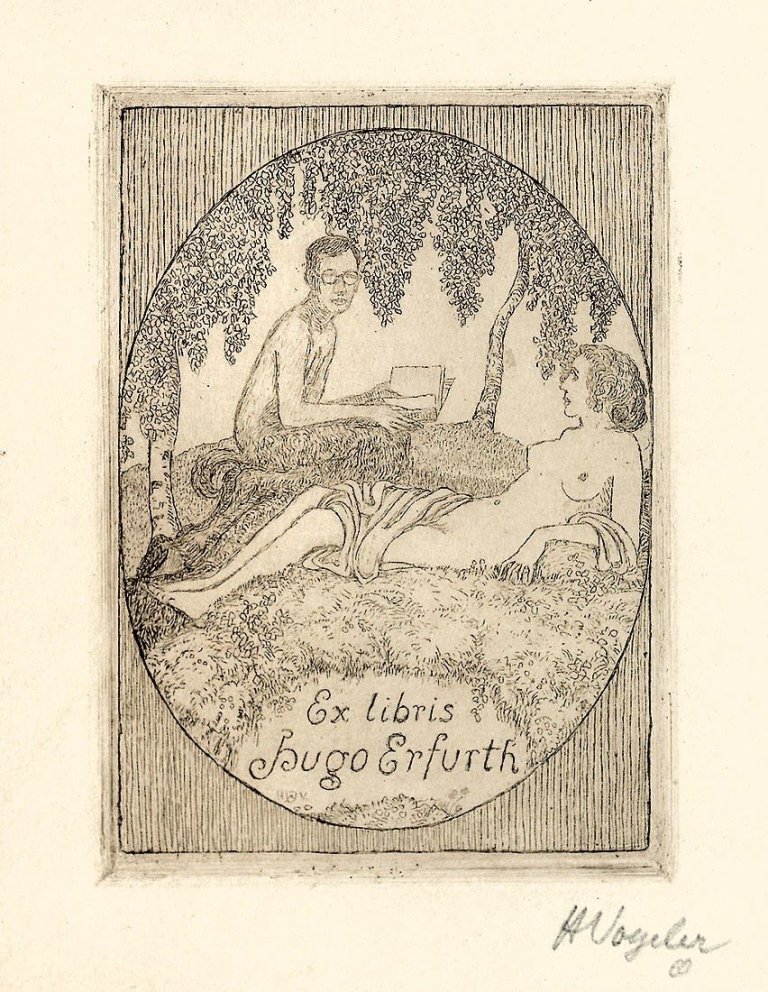 Auf diesem Bild ist das folgende Kunstwerk zu sehen: Heinrich Vogeler. „Hugo Erfurth“. 1911.