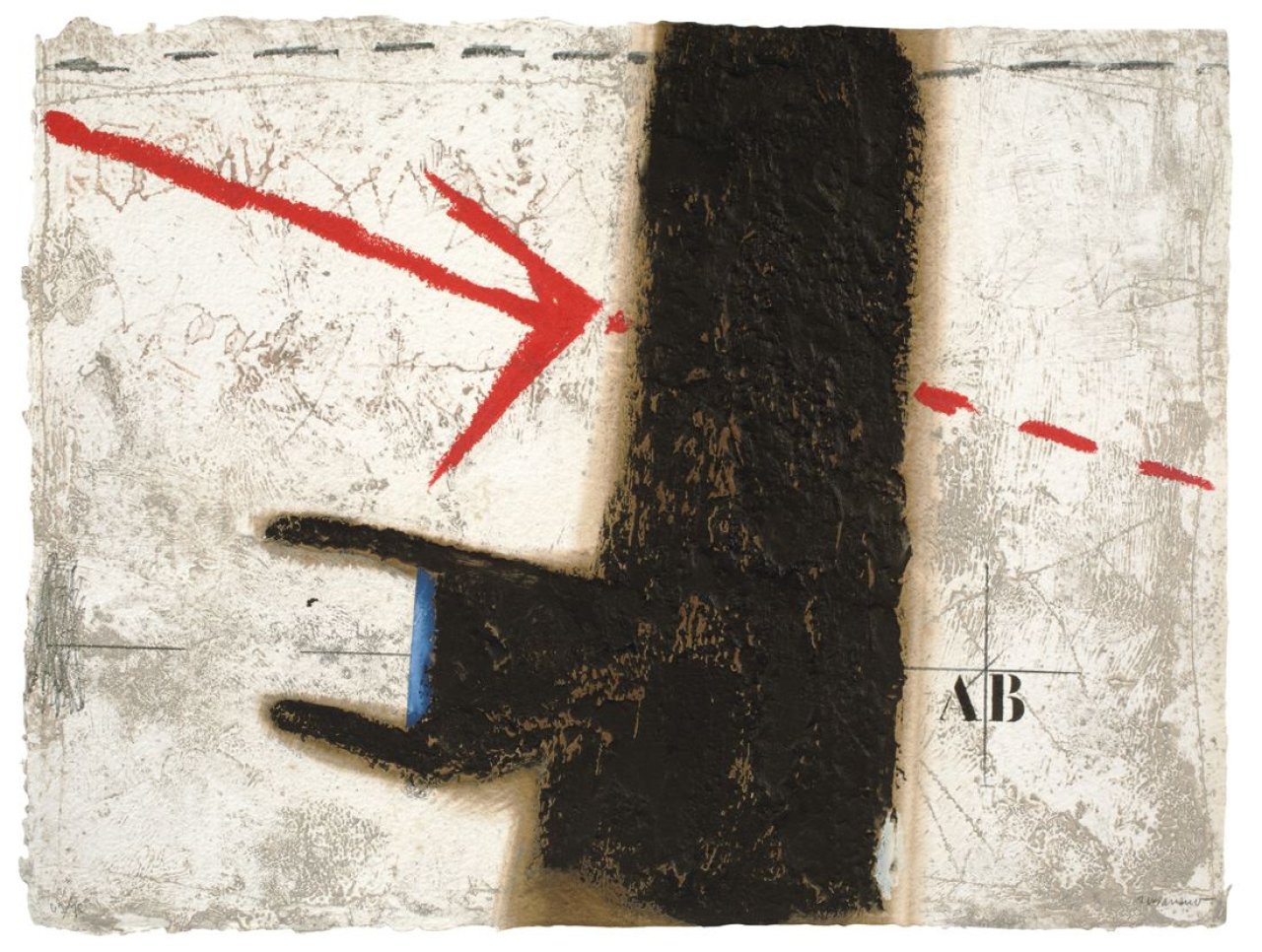 Auf diesem Bild ist das folgende Kunstwerk zu sehen: James Coignard. „Jean Tortel. Au fond des pages“. 1989.